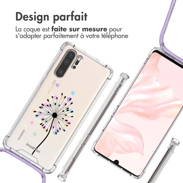 imoshion Coque Design avec cordon Huawei P30 Pro - Sandstone Dandelion