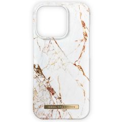 iDeal of Sweden Coque Fashion Apple iPhone 16 Pro - Carrara Gold
