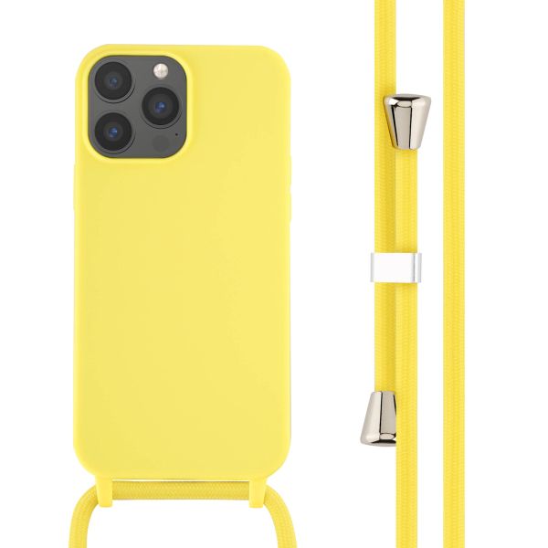 imoshion ﻿Coque en silicone avec cordon iPhone 13 Pro Max - Jaune