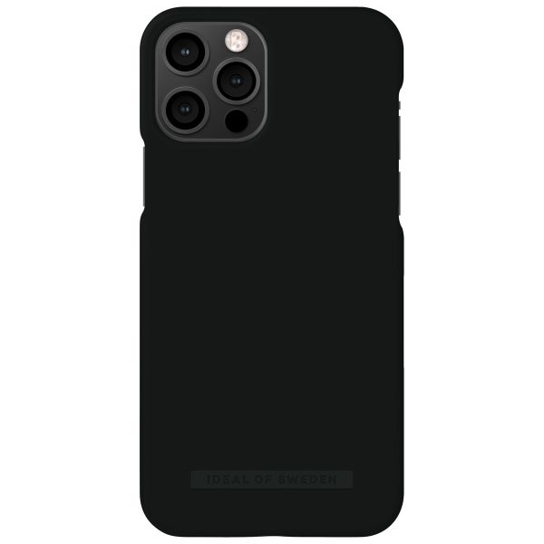 iDeal of Sweden Seamless Case Backcover iPhone 12 (Pro) - Coal Black