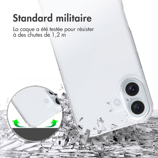 Accezz Coque Xtreme Impact Apple iPhone 16 - Transparent