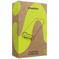 imoshion Batterie externe - 20.000 mAh - Quick Charge et Power Delivery - Noir