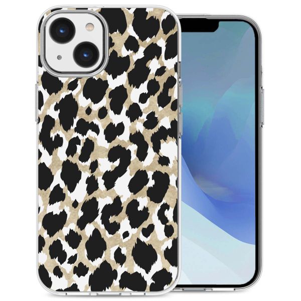 imoshion Coque Design iPhone 14 - Gold Leopard