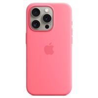 Apple Coque en silicone MagSafe Apple iPhone 15 Pro - Rose