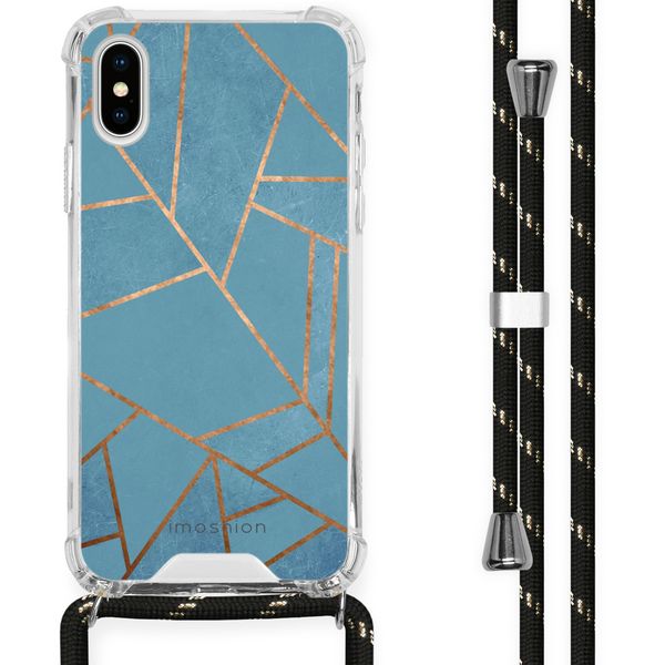 imoshion Coque Design avec cordon iPhone X / Xs - Blue Graphic