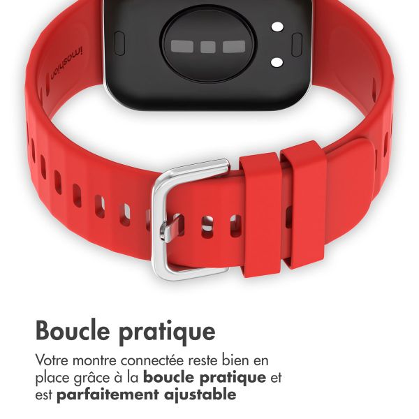 imoshion Bracelet silicone Huawei Watch Fit 3 - Rouge