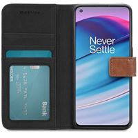 imoshion Étui de téléphone portefeuille Luxe OnePlus Nord CE 5G -Brun