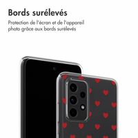 imoshion Coque Design Samsung Galaxy A52(s) (5G/4G) - Red Hearts