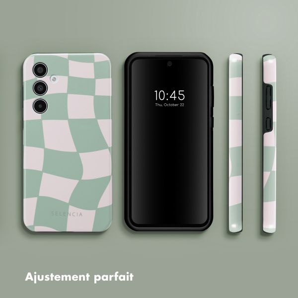 Selencia Coque arrière Vivid Samsung Galaxy A35 - Groovy Sage Green