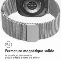 imoshion Bracelet magnétique milanais Samsung Galaxy Watch Ultra (2024/2025) - Argent