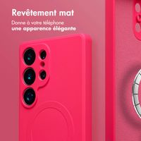imoshion Coque Couleur avec MagSafe Samsung Galaxy S25 Ultra - Neon Pink