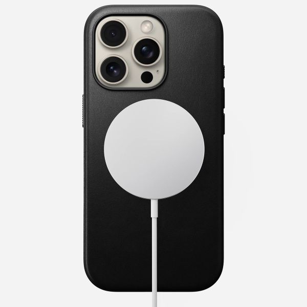Nomad Coque Modern Leather avec MagSafe Apple iPhone 16 Pro - Nomad Black