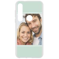 Concevez votre propre coque en gel Motorola Moto G8 Plus - Transparent