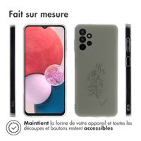 imoshion Coque Design Samsung Galaxy A13 (4G) - Floral Green