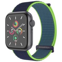 imoshion Bracelet en nylon Apple Watch Series 1 t/m 9 / SE (38/40/41 mm) | Series 10 / 11 (42 mm) - Lime