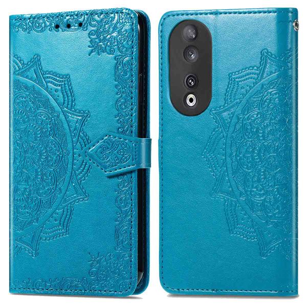 imoshion Etui de téléphone portefeuille Mandala Honor 90 - Turquoise