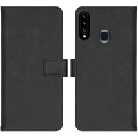 imoshion Étui de télephone portefeuille de luxe Samsung Galaxy A20s - Noir