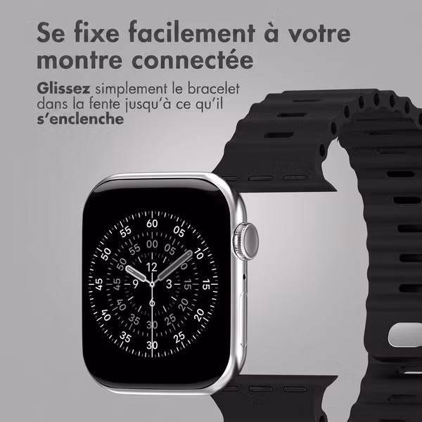Accezz Bracelet Ocean Apple Watch | 38/40/41/42 mm - Noir