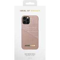 iDeal of Sweden Coque Atelier iPhone 12 (Pro) - Rose Smoke Croco