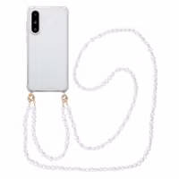 imoshion Coque avec dragonne + bracelet Samsung Galaxy A36 - Perles Cœurs