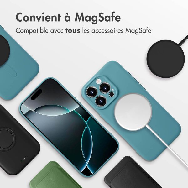 imoshion Coque Couleur avec MagSafe iPhone 16 Pro - Smoke Green