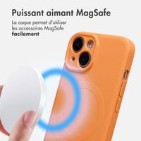 imoshion Coque Couleur avec MagSafe Apple iPhone 15 - Neon Orange