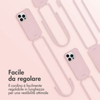 imoshion Coque de couleur avec cordon amovible Apple iPhone 14 Pro - Rose