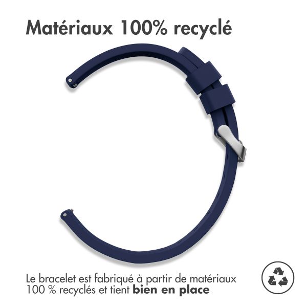 imoshion Bracelet silicone  - Connexion universelle 24 mm - Bleu foncé