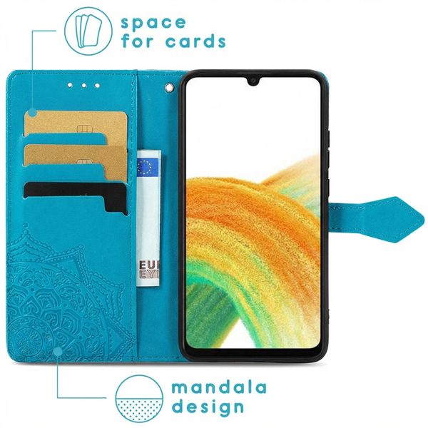 imoshion Etui de télephone Mandala Samsung Galaxy A13 (4G) - Turquoise