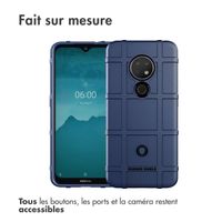 imoshion Coque Arrière Rugged Shield Nokia 6.2 / Nokia 7.2 - Bleu foncé