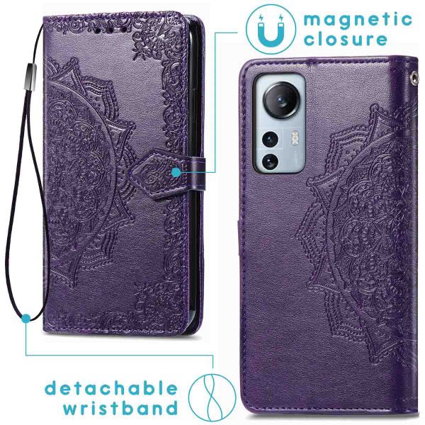 imoshion Etui de télephone Mandala Xiaomi 12 Lite - Violet