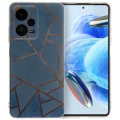 imoshion Coque Design Xiaomi Redmi Note 12 Pro (5G) - Blue Graphic