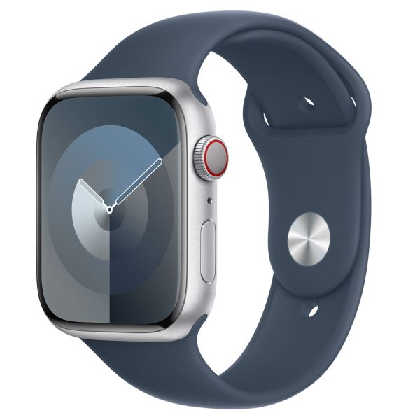 Apple Sport Band Apple Watch Series 1 á 10 / SE / Ultra (2) (44/45/46/49 mm) - Taille M/L - Storm Blue