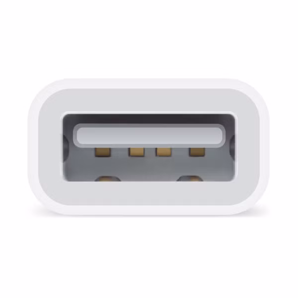 Apple Adaptateur appareil photo USB vers Lightning original - Blanc