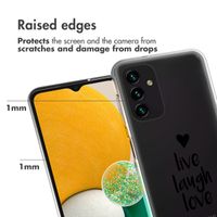 imoshion Coque Design Samsung Galaxy A13 (5G) / A04s - Live Laugh Love