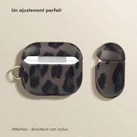 Selencia Coque Sabi motif panthère  Apple Airpods 3 - Midnight Black
