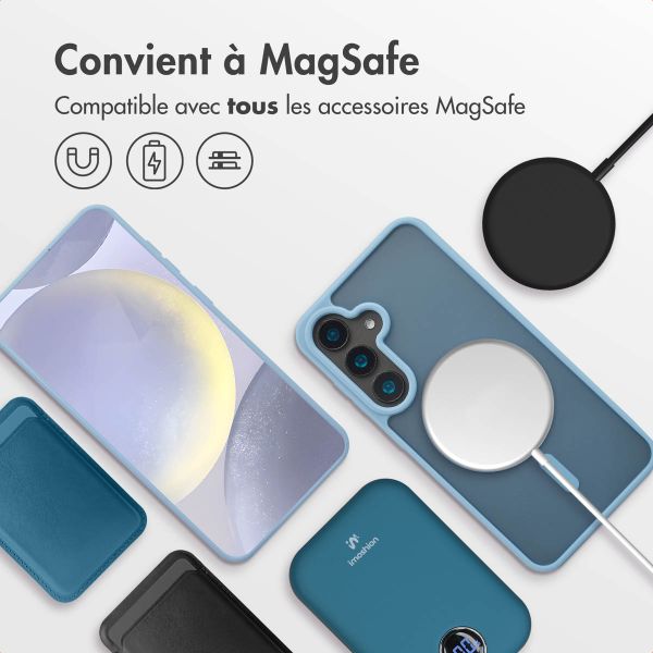 imoshion Coque Color Guard avec MagSafe Samsung Galaxy S24 - Bleu clair