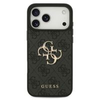 Guess Coque 4G Metal Logo Backcover Apple iPhone 17 Pro - Noir