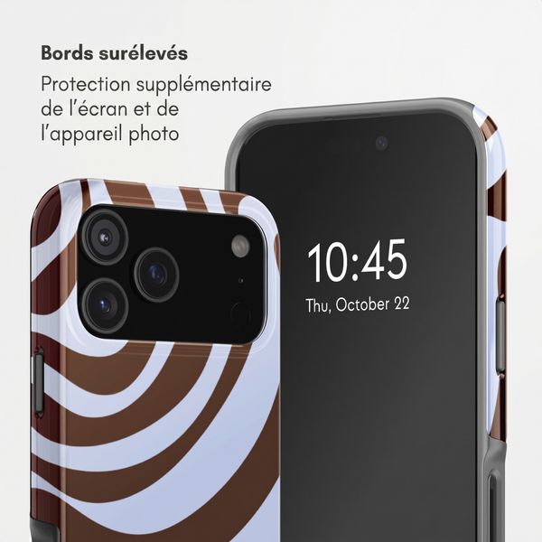 Selencia Coque arrière Vivid Apple iPhone 17 Pro Max - Dream Swirl Chocolate