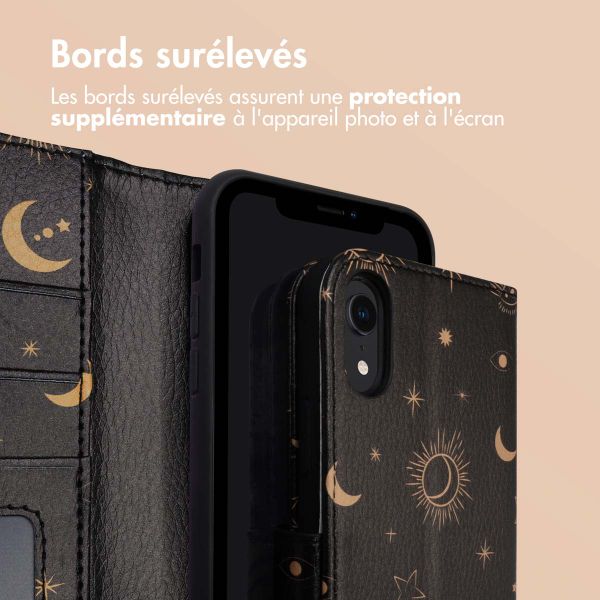 imoshion Étui de télephone portefeuille Design Apple iPhone Xr - Sky Black