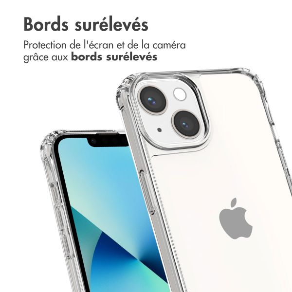 imoshion Coque avec dragonne + bracelet Apple iPhone 13 - Perles Cœurs