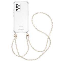 imoshion Coque avec dragonne + bracelet - Perles Samsung Galaxy A53 - Transparent