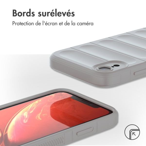 imoshion Coque arrière EasyGrip iPhone Xr - Gris