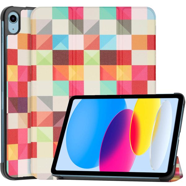 imoshion Coque tablette Trifold iPad 10 (2022) 10.9 pouces - Couleurs