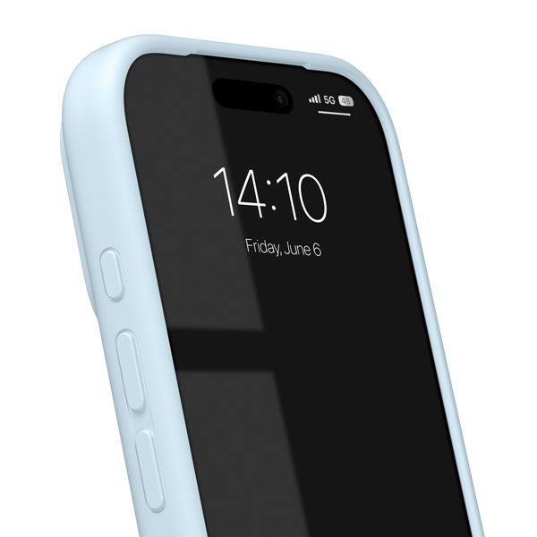 iDeal of Sweden Coque en silicone avec MagSafe Apple iPhone 17 Pro - Light Blue