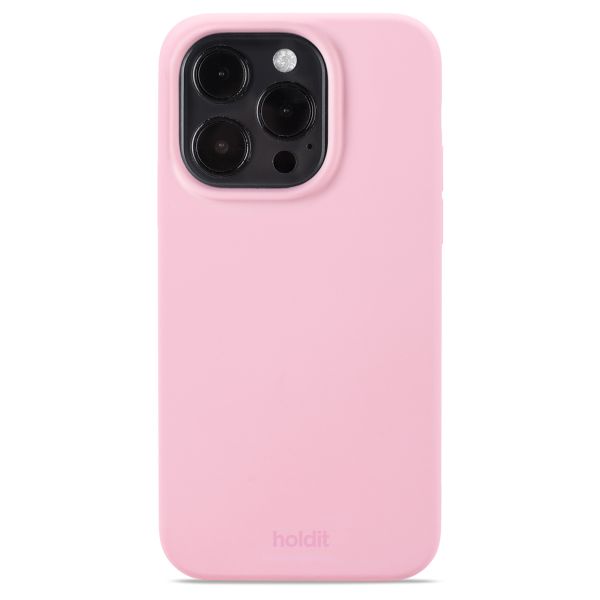 Holdit Coque Silicone iPhone 14 Pro - Pink