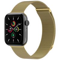 imoshion Bracelet magnétique milanais Apple Watch Series 1-10 / SE / Ultra (2) - 42/44/45/46/49 mm - Taille S - Dorée