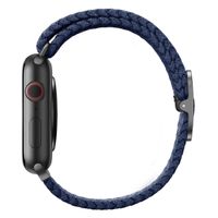 Uniq Bracelet tressé Aspen Apple Watch Series 1 t/m 11 / SE / Ultra (44/45/46/49 mm) - Oxford Blue