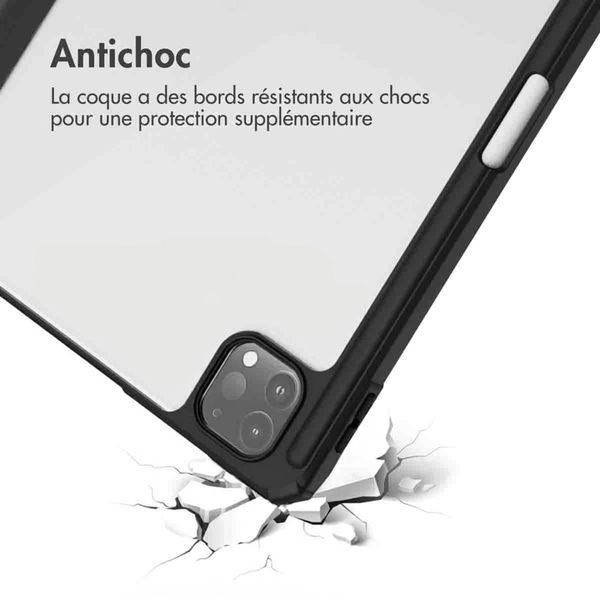 imoshion Coque tablette rigide Trifold Apple iPad Pro 11 (2022 / 2021 / 2020 / 2018) - Noir