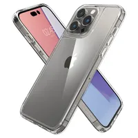 Spigen Coque arrière Quartz Hybrid Crystal Clear iPhone 14 Pro Max - Transparent